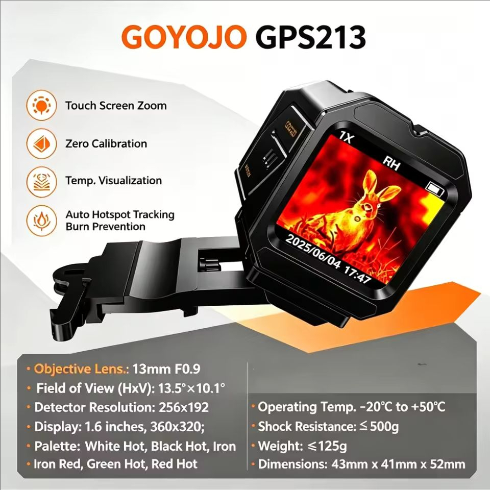 Thermal Imaging Camera 256X192 - GOYOJO Mini Touch Infrared Thermal Imager,