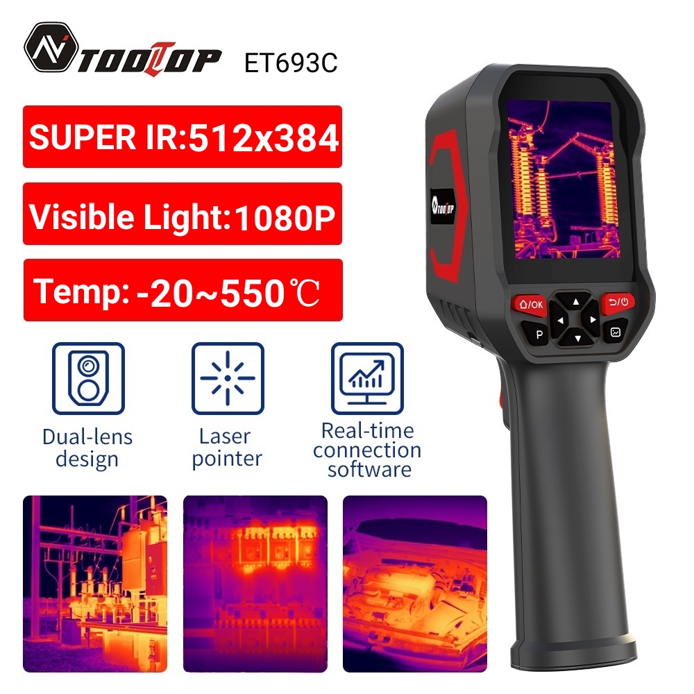 Nf 521 Thermal Imaging Camera - TOOLTOP ET693C Kamera Termal Super IR