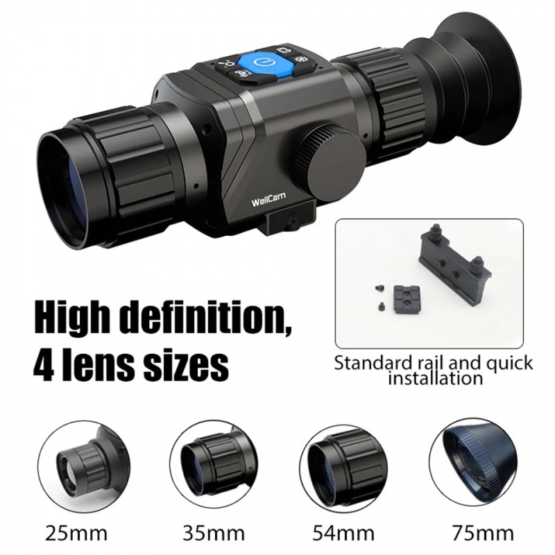 Monokuler Termal Berburu 1600m - Thermal Scope Night Vision Monocular ulasan dan harga