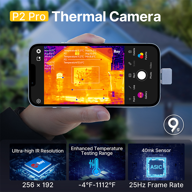 Infiray P2 Pro kamera termal u - Nf 521 Thermal Imaging Camera ulasan dan harga