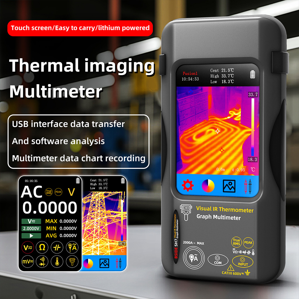 Multimeter Termal SH7 dengan K - Nf 521 Thermal Imaging Camera ulasan dan harga
