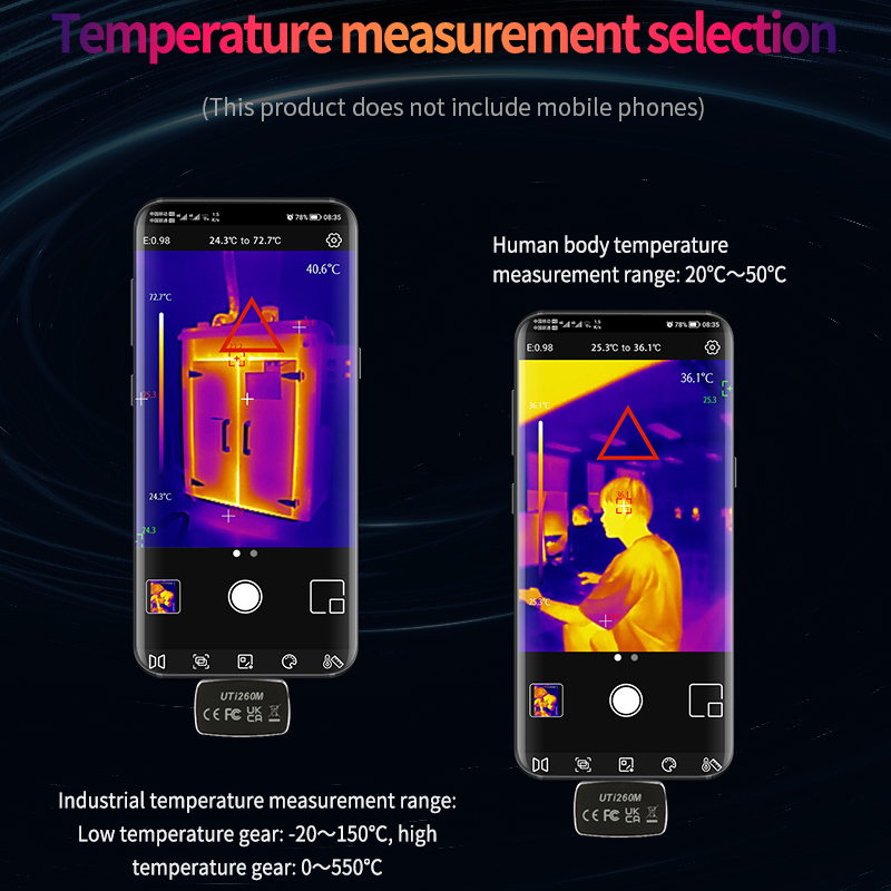 Kamera Termal UNI-T Untuk Pons - Thermal Imaging Camera 256X192 ulasan dan harga